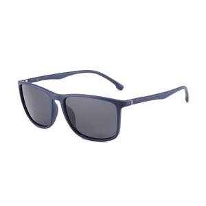 <b>Sunglasses</b> <b>Square</b> Frame Polarized UV380 TAC Lens Black Unisex For Cycling Driving Night Market - Product Image 2