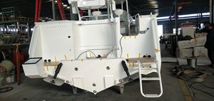 Motoscafo da pesca in alluminio con cabina centrale da 7.5m 24 piedi con passeggiata per la pesca di gioco - Product Image 6