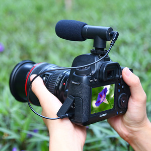Microphone stéréo professionnel Puluz Fat Cow pour appareil photo reflex numérique et caméra vidéo, idéal pour les interviews et l'enregistrement de <span class=keywords><strong>microfilms</strong></span> - Product Image 4
