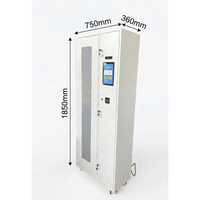 Caja Fuerte Inteligente de 110 Llaves, Sistema de Gestión de Llaves Inteligente, Lector RFID de Pie, Productos de Protección de Seguridad con Huella Dactilar y Reconocimiento Facial