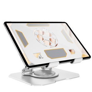 <b>Tablet</b> Pc <b>Stands</b> Metal Adjustable 720 Degree Rotatable Foldable For Phone <b>Tablet</b> Live Streaming Watching Movies - Product Image 2