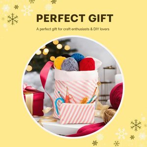 Set all'ingrosso di <span class=keywords><strong>accessori</strong></span> per maglieria a mano per uncinetto set di filati di lana per principianti - Product Image 6