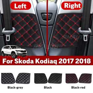2X asiento de coche cinturón de seguridad almohadilla protectora Crash Mat cubierta coche estilo Auto accesorios interiores para <span class=keywords><strong>Skoda</strong></span> <span class=keywords><strong>Kodiaq</strong></span> <span class=keywords><strong>2017</strong></span> 2018 - Product Image 4