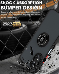 ฝาครอบโทรศัพท์กันกระแทก TPU ผิวโปร่งแสงพร้อมห่วงยึดแม่เหล็กสำหรับ A17 <span class=keywords><strong>OPPO</strong></span> <span class=keywords><strong>A16</strong></span> 4G A16S A55 5G A55 A5S A12 A7 - Product Image 6