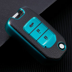 Housse de clé de voiture en cuir TPU avec <span class=keywords><strong>porte</strong></span>-clés pour <span class=keywords><strong>Honda</strong></span> Accord <span class=keywords><strong>Civic</strong></span> Passport Pilot Odyssey Ridgeline HRV CRV accessoires de voiture - Product Image 6