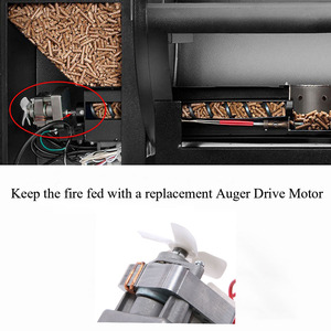 Vente en gros d'usine 60hz 220V moteur de rôtissoire moteur de fumeur à granulés grils de barbecue accessoires moteur de tarière de gril pour poêle à granulés - Product Image 4