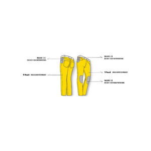 Vaqueros de motociclista de cintura alta para mujer PMJ Sara - Product Image 6