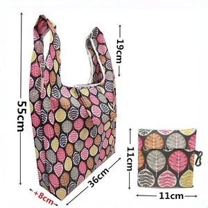 Bolsas de Compras Reutilizables con Diseño de Dibujos Animados, Ecológicas, Plegables, con Asas de Cinta, Bolsas de Poliéster Resistentes y Lavables - Product Image 2