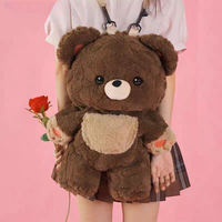 Service de personnalisation OEM : Jouets en peluche Panda créatifs, sacs à dos en peluche douce en coton PP, accessoires pour filles et cadeaux d'anniversaire