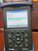 OTDR portable d'occasion AFL Noyes OFL250 OPM4 OPM5 1310/1550nm avec testeur de fibre optique monomode OPM OLS VFL
