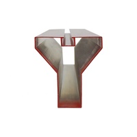 Plafond à lamelles en aluminium imperméable et ignifuge, design moderne, taille personnalisée, classe ignifuge carrée, garantie 5 ans, prix d'usine