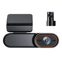 Caméra embarquée GPS de suivi de véhicule à double enregistrement 2K+1K, diffusion en direct, enregistreur vidéo 4G LTE WiFi, boîte noire de voiture