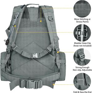 4 in 1 Combo 60L Large Capacity Mens Daypack Detachable Molle Rucksack Waterproof Camping <b>Trekking</b> Hunting Tactical <b>Backpack</b> - Product Image 3