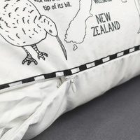 Taie d'oreiller à colorier soi-même, tissu blanc, marqueurs, thème spatial, design animal moderne, à personnaliser, cadeau parent-enfant, taie d'oreiller OEM