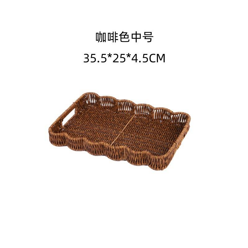 Support floral couleur café, taille moyenne - 35,5 cm