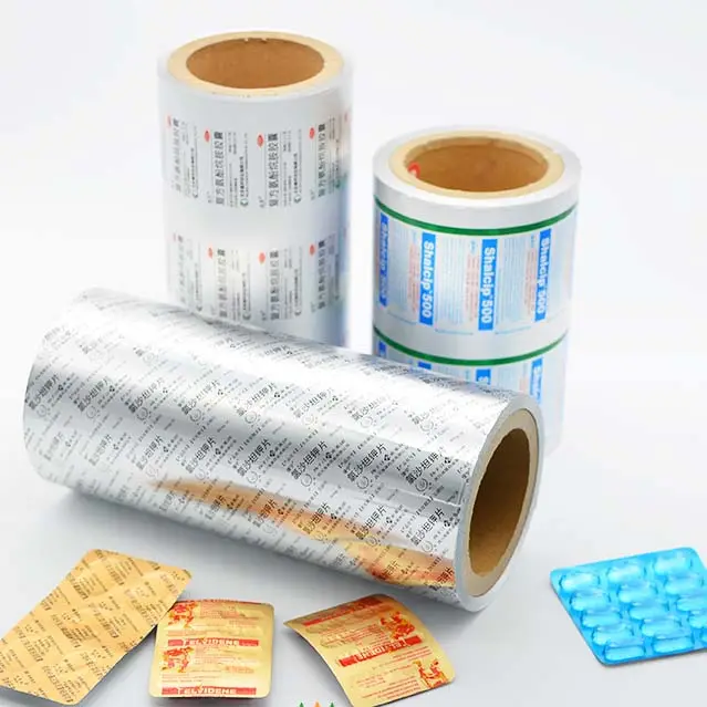 China Aluminium folie Hersteller Tabletten Siegel Verpackung Blister Aluminium folie PTP Aluminium folie