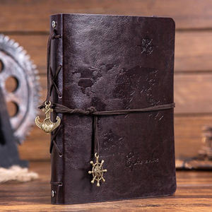 <span class=keywords><strong>2022</strong></span> Vintage 60 Page Journal fait à la main en relief en cuir rouge Album Photo bricolage 18*22cm PU Scrapbook <span class=keywords><strong>carte</strong></span> motif Portable pour - Product Image 5