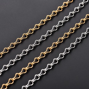 Collar de Cadena con Eslabones en Forma de Guitarra de Acero Inoxidable de 4.6mm para Mujer, Estilo Punk, Color Plata y Dorado, Gargantilla Metálica - Product Image 2