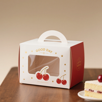 Boîte à dessert en papier kraft personnalisé, macaron, biscuit, gâteau, beignet, emballage en papier pour petites entreprises