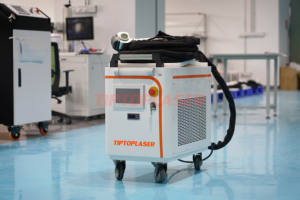 Attrezzatura Professionale per Pulizia Laser a Impulsi Raffreddata ad Acqua 300W per Rimozione Ruggine Pesante Pulizia Vernice e Restauro Metalli - Product Image 2