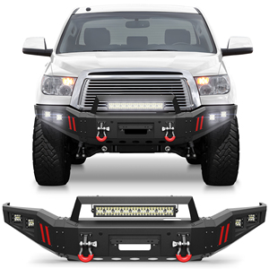 Accessoires tout-terrain ULON, pièces de carrosserie en acier pour camion <span class=keywords><strong>4x4</strong></span>, pare-chocs avant avec <span class=keywords><strong>treuil</strong></span>, kit de carrosserie de rechange pour Toyota Tundra 2007-2013 - Product Image 1