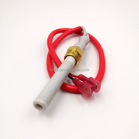 Allumeur céramique pour poêle à granulés - 300W, diamètre 89/94mm, filetage 11.5mm 3/8 avec bornes