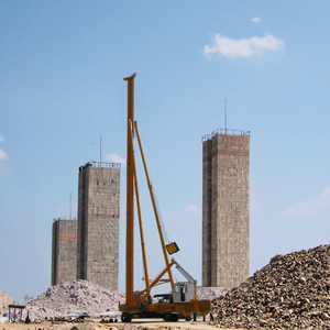 Kazık sürücü mini ekskavatör otoban korkuluğu hidrolik kazık vakıf kazık dikme makinesi - Product Image 3