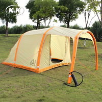Kawagebo Kamp (KK) 13' X 10' Gonflable 12 ㎡   Tente de camping gonflable d'hiver Blowup Winter Gazebo Cube avec climatisation