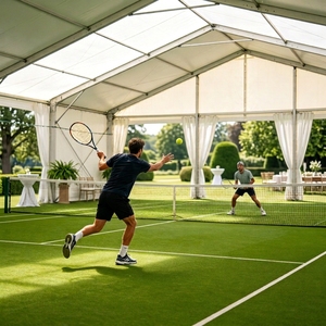 Tente de sport isolée <span class=keywords><strong>à</strong></span> économie d'énergie, chapiteau sportif modulaire multi-usages pour <span class=keywords><strong>toutes</strong></span> les saisons - Product Image 1