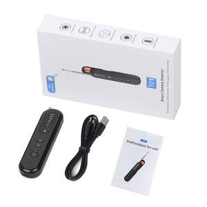 เครื่องตรวจจับกล้อง T01 ป้องกันการสอดแนมและการดักฟัง พร้อมระบบค้นหาสัญญาณ GPS พร้อมเสียงเตือนและการสั่นสะเทือน สำหรับใช้งานภายในและภายนอกอาคาร - Product Image 2