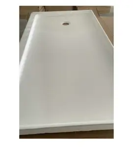 Toptan beyaz fiberglas SMC kültürlü mermer duş tekneleri duş tekneleri duş tavaları banyo için