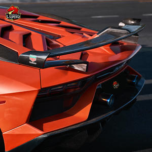 ชุดคาร์บอนไฟเบอร์เต็มตัวแบบปรับแต่งได้!อัพเกรดสไตล์ <span class=keywords><strong>svj</strong></span> สำหรับ lambLamborghini <span class=keywords><strong>Aventador</strong></span> LP700 LP720กันชน LP750สปอยเลอร์ - Product Image 5