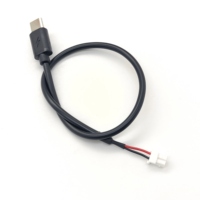 Personalizado Micro macho a 4 pines JST Molex Picoblade a Mini B USB enchufe arnés de Cableado aislado de PVC para automóvil y uso electrónico