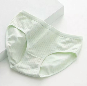 Slip da donna in cotone stile sportivo <span class=keywords><strong>a</strong></span> <span class=keywords><strong>vita</strong></span> media, traspiranti, taglie forti, best-seller - Product Image 3