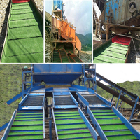 Tapis de lavage d'or en PE de haute qualité, épais, pour la prospection aurifère alluvionnaire et les canaux de lavage d'or