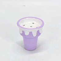 Bols à chicha en silicone de haute qualité Asianstar avec logo personnalisé, grand format, nouveau design tendance, style arabe, finition givrée, assortiment