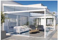 Auvent de toit en aluminium auvent jardin extérieur Pergolas nouveau Design moderne rétractable Pergola en aluminium PVC