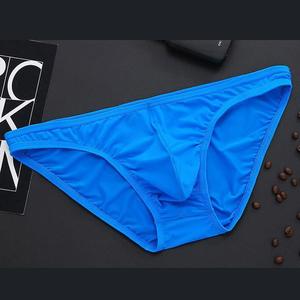Calzoncillos de Seda de Hielo para Hombre, Ultrafinos, de Cintura Baja, Ajuste en Forma de U, Ropa Interior Sexy - Product Image 1