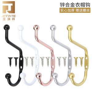 Retro Style Iron Wall Mount <b>Coat</b> <b>Hook</b> For Bedroom Living Room Wardrobe Anti Corrosion <b>Single</b> <b>Hook</b> Vintage Design - Product Image 5