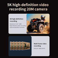 Caméra sportive VIRAN V12 nouvelle arrivée, 5K HD, caméra d'action pour casque et vélo, caméra embarquée 145°, caméra vidéo étanche pour prise de vue en extérieur avec EIS