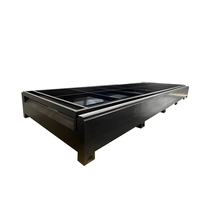 Cadre de table de découpe laser en acier soudé robuste |   Anti-vibrations stable |   Solutions d'usinage personnalisables
