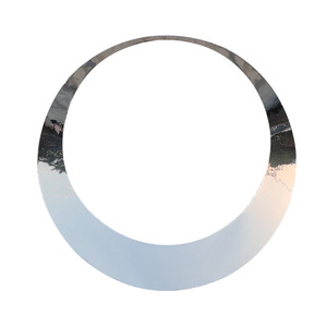 Ornement de repère en acier inoxydable 2000*450*2000MM, forme irrégulière, autoportant, pour sculpture extérieure de place publique, décoration de jardin - Product Image 5