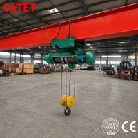 Palans à câble électriques certifiés, modèle CD, 3T, commande par armoire électrique, équipement de levage industriel pour grue d'atelier