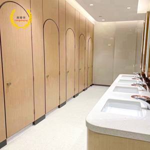 Paneles compactos de nido de abeja de diseño moderno, de suelo a techo, fácil de limpiar, particiones de baño, tablero HPL, particiones de inodoro - Product Image 4