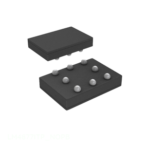 LM4877ITP/NOPB 8 UFBGA Chip Comprar componentes electrónicos Canal de fabricante en línea - Product Image 1