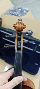 <span class=keywords><strong>Violon</strong></span> professionnel allemand fait main de qualité moyenne VM100 en métal avec fond en flamme, taille 4/4, vente en gros - Product Image 3