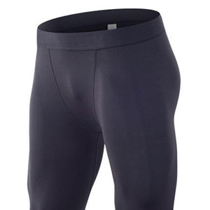 Top Quality <b>Men's</b> Customized Running <b>Tights</b> Top Gym Training Leggings Custom Wholesale Quick Dry <b>Men</b> <b>Compression</b> Leggings - Product Image 5