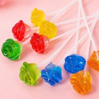 Sucettes en forme de rose 3D aux saveurs de fruits mélangés, bonbons durs colorés pour la Saint-Valentin, les mariages et les cadeaux romantiques