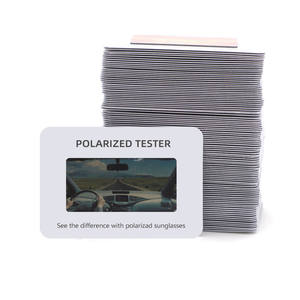 Cartão de Teste para Óculos de Sol Polarizados Multi Design para Teste de Lentes Polarizadas (100pcs/saco) - Product Image 3