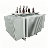 Transformateur triphasé immergé dans l'huile 1000kVA-2500kVA Dyn11 à faible perte de puissance, avec changeur de tension à froid, transformateur de distribution de puissance IEC